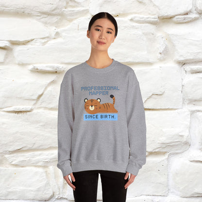 ''Professional Napper Since Birth'' |Cat Sweatshirt | Nunu&Miao Studio