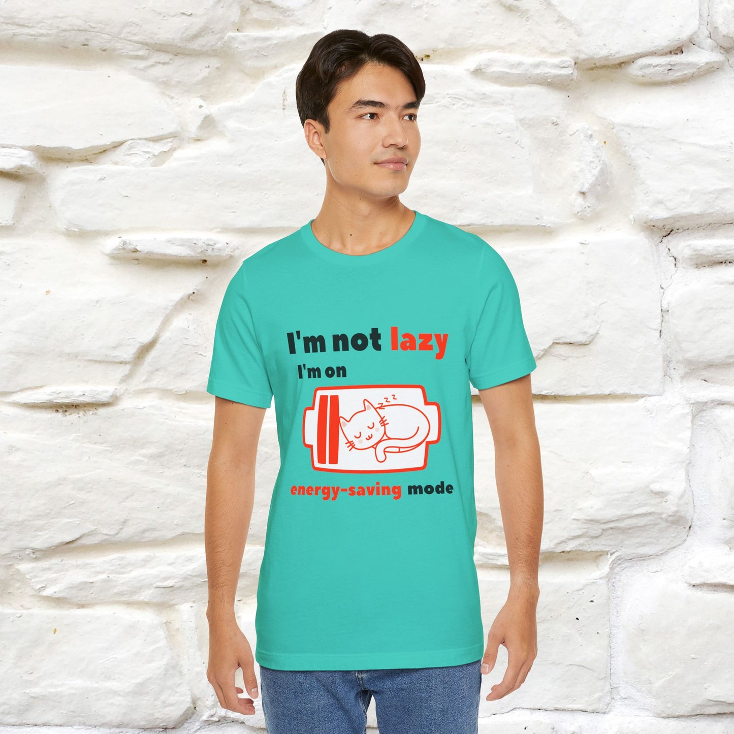 ''I am Not Lazy...'' Cat T-Shirt | Nunu&Miao Studio - Nunu&Miao Studio