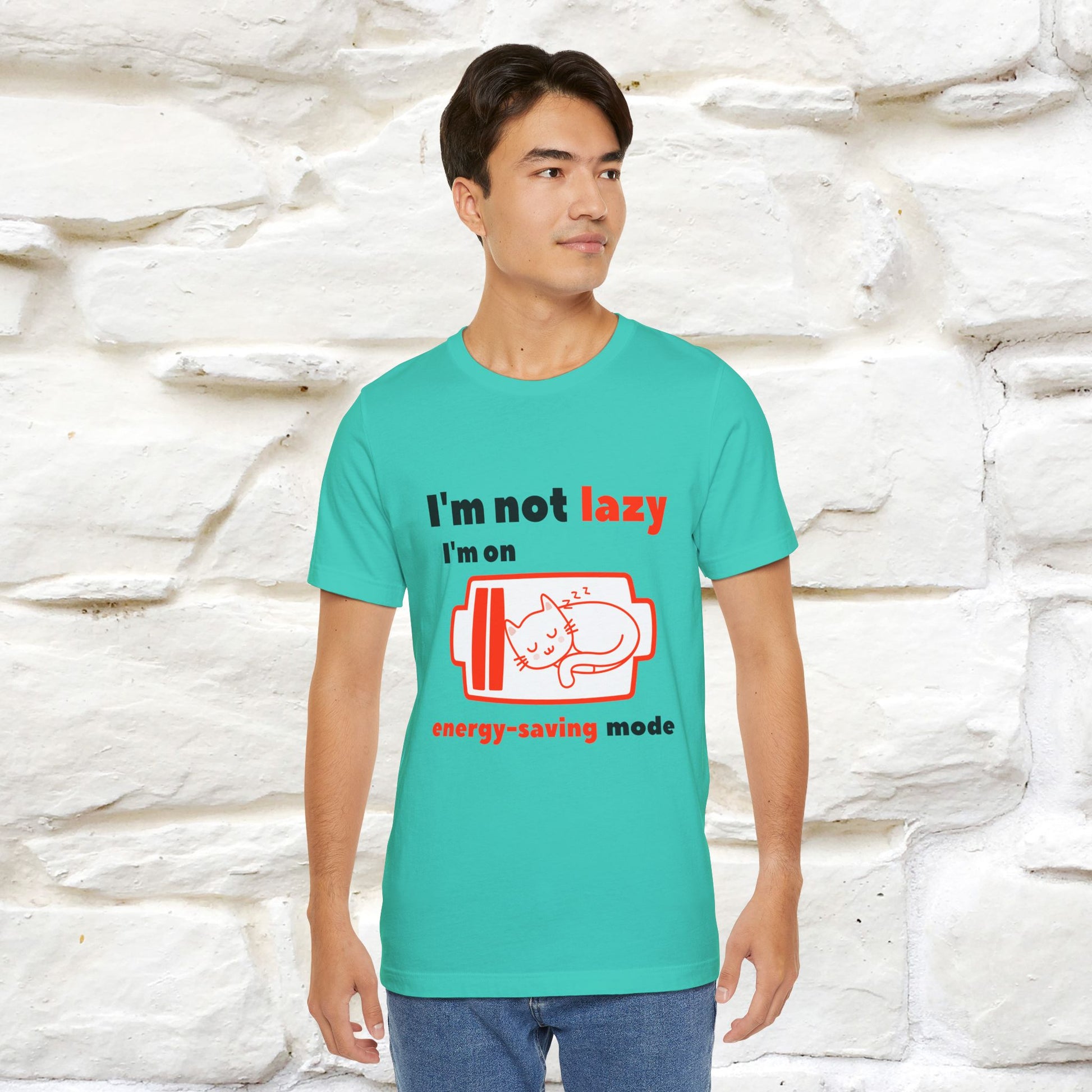 ''I am Not Lazy...'' Cat T-Shirt | Nunu&Miao Studio - Nunu&Miao Studio