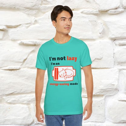 ''I am Not Lazy...'' Cat T-Shirt | Nunu&Miao Studio - Nunu&Miao Studio