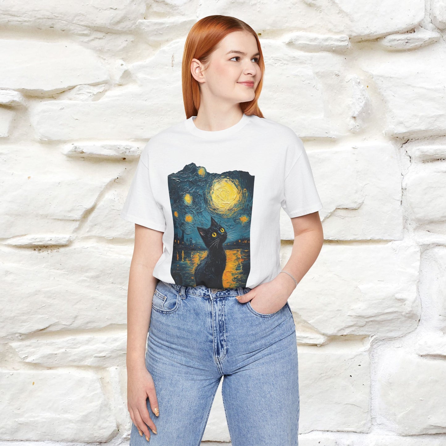 “Miaoolight.” | Cat T-Shirt | Front & Back Design | Nunu&Miao Studio