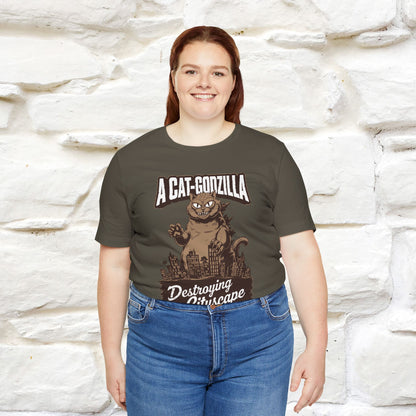 ''A Cat-Godzilla ''| CatT-Shirt | Nunu&Miao Studio - Nunu&Miao Studio