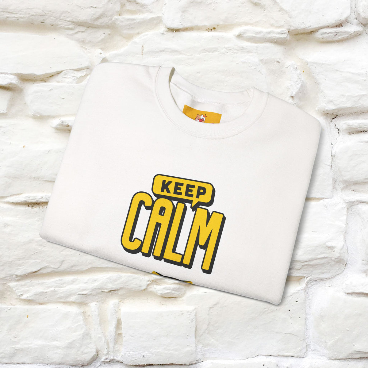 "Keep Calm'' |Cat Sweatshirt | Nunu&Miao Studio