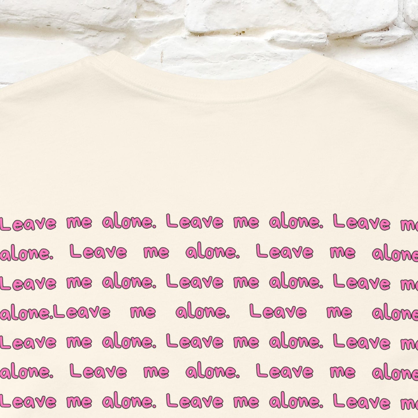''Leave Me Alone'' Cat T-Shirt | Nunu&Miao Studio - Nunu&Miao Studio
