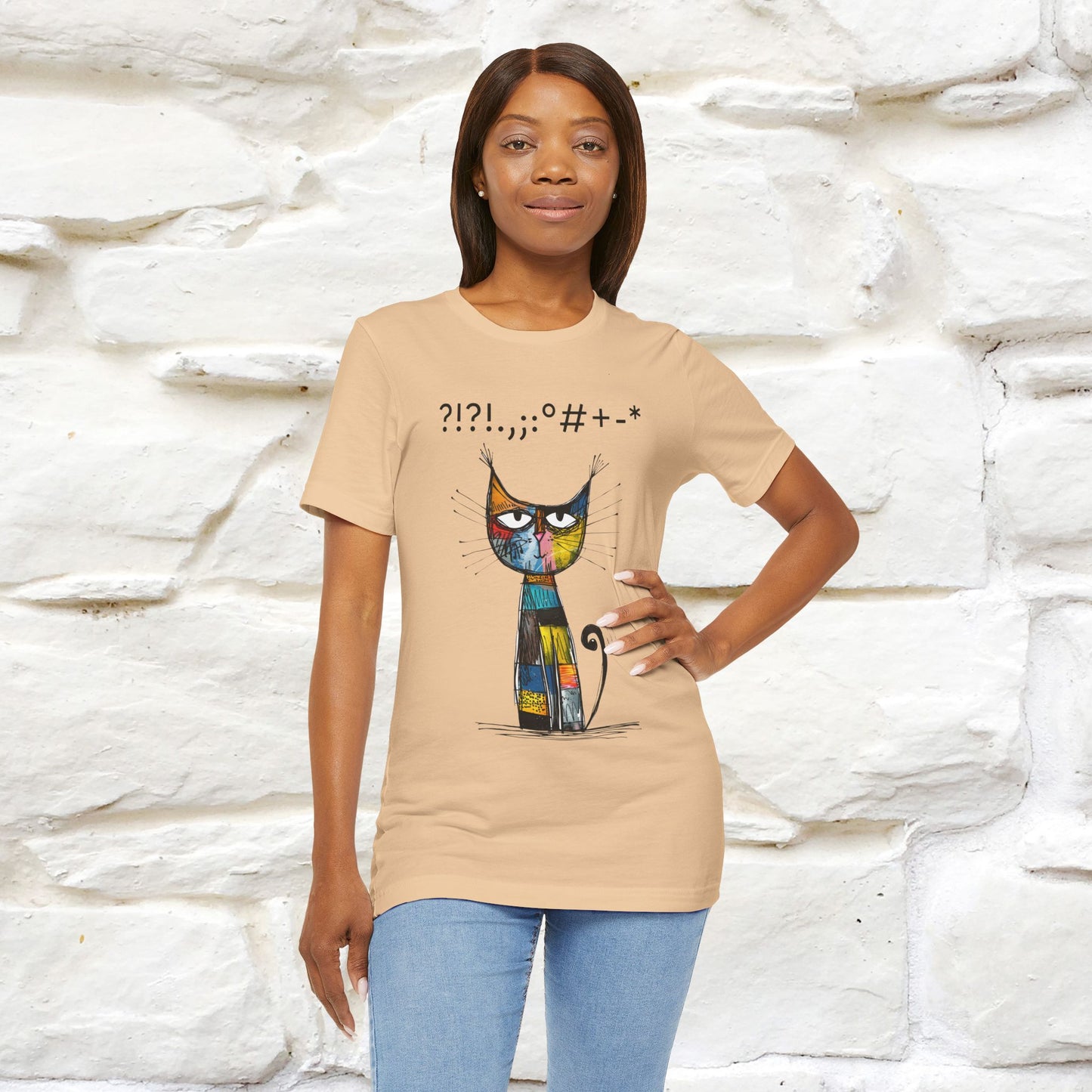 "Enigma" Cat T-shirt |Nunu&Miao Studio - Nunu&Miao Studio
