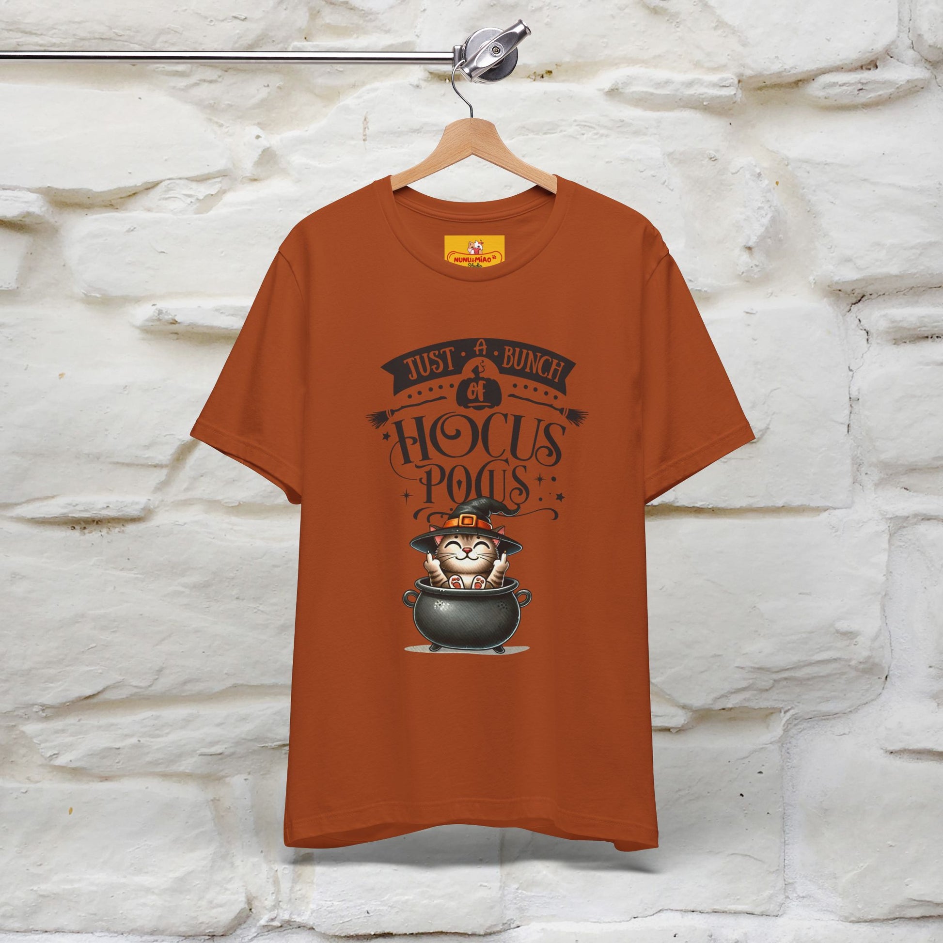 "Just A Bunch Of Hocus Pocus" Cat  T-shirt |Nunu&Miao Studio - Nunu&Miao Studio