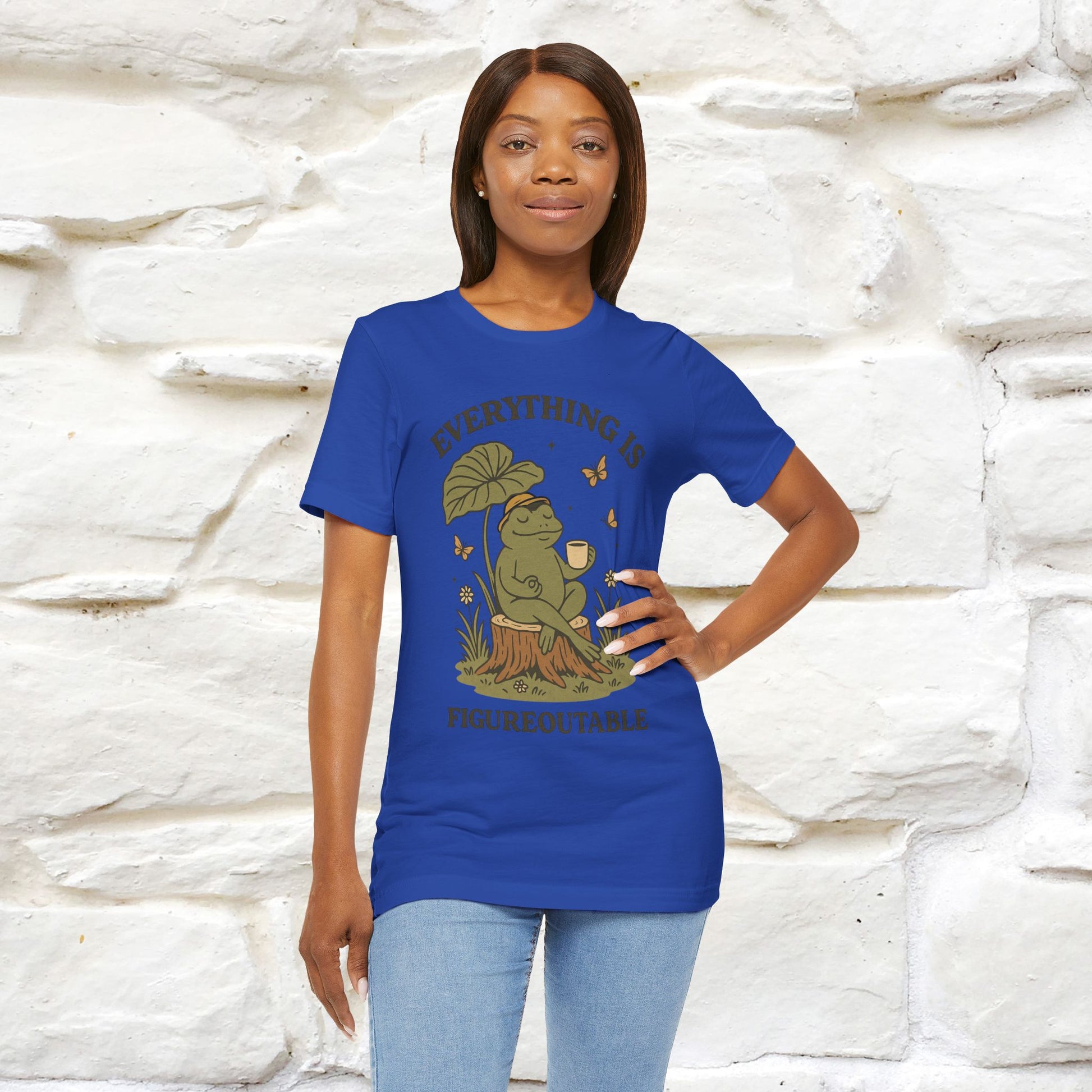 "Everything Is Fugureoutable"| Lifestyle Shirt |Nunu&Miao Studio - Nunu&Miao Studio