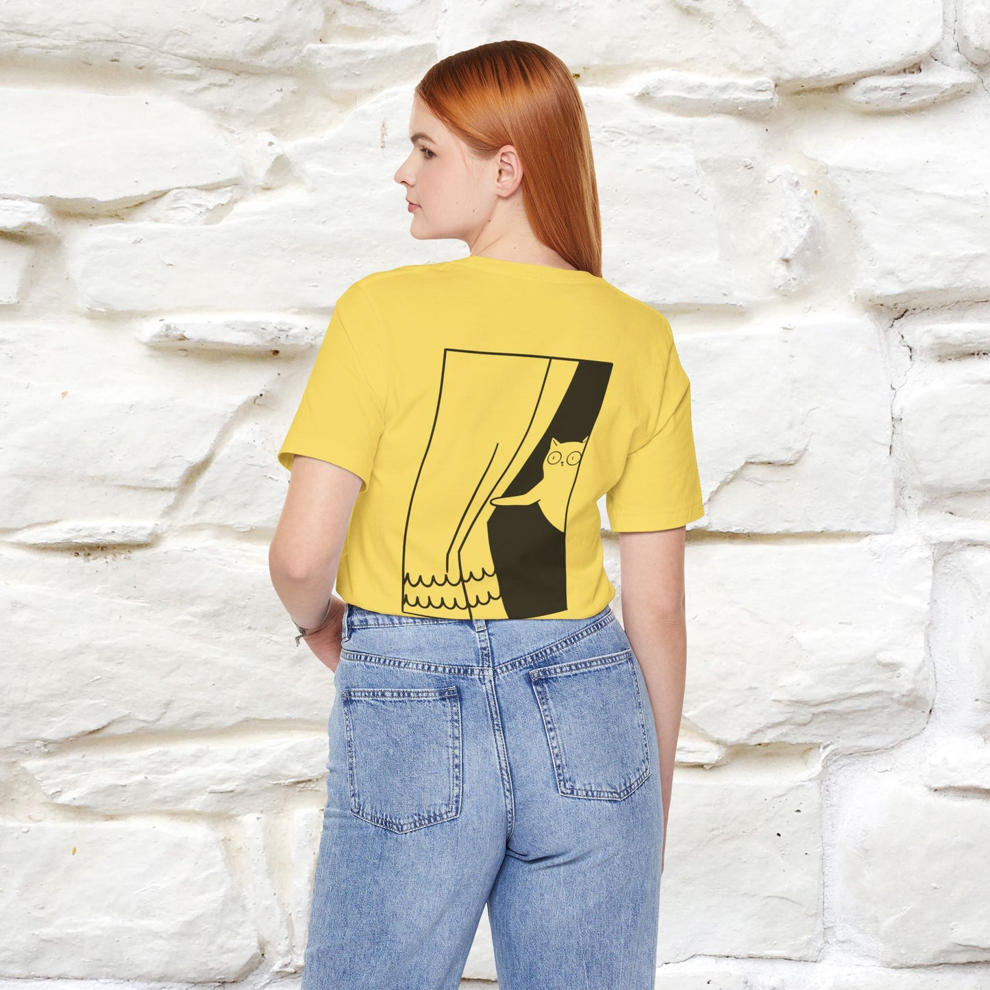 “Don’t trust atoms… they make up everything.” |  Cat T-Shirt | Front & Back Design | Nunu&Miao Studio