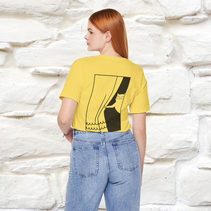 “Don’t trust atoms… they make up everything.” |  Cat T-Shirt | Front & Back Design | Nunu&Miao Studio