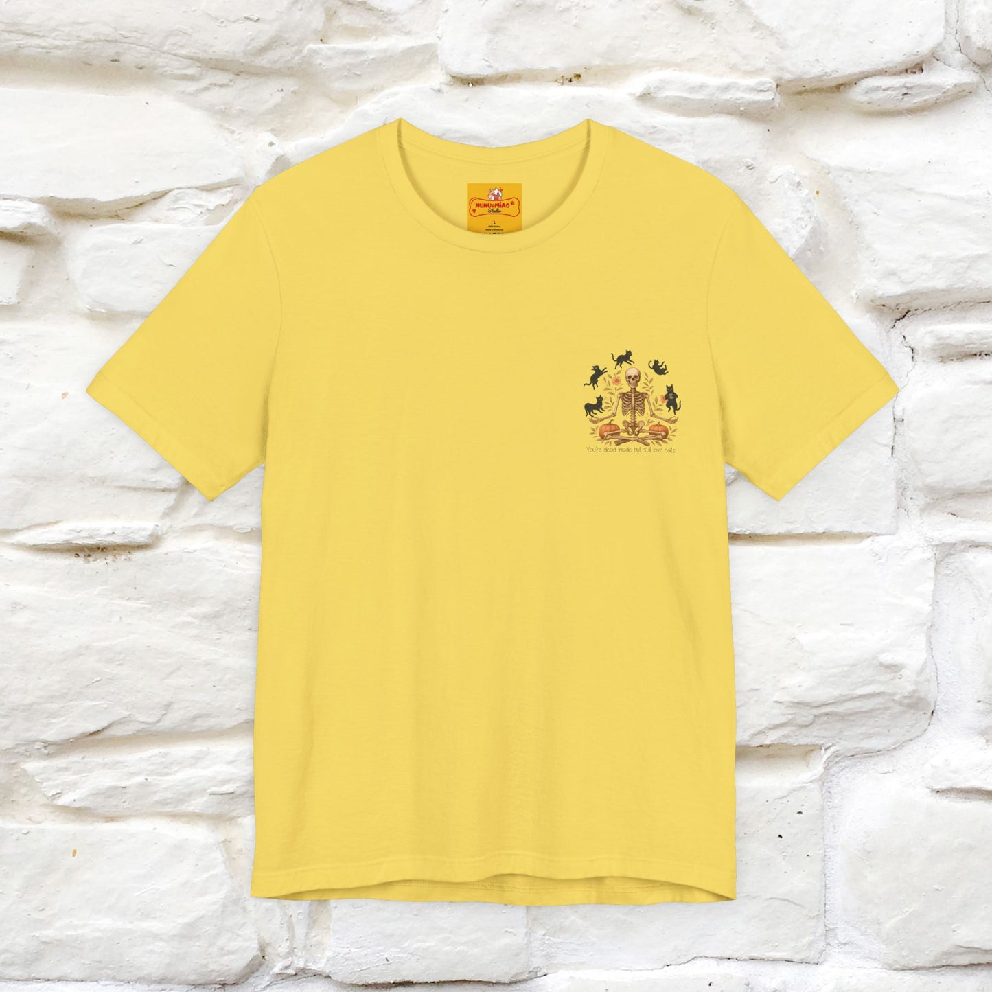 "You're Dead Inside But Still Love Cats " Halloween Cat T-shirt |Nunu&Miao Studio - Nunu&Miao Studio