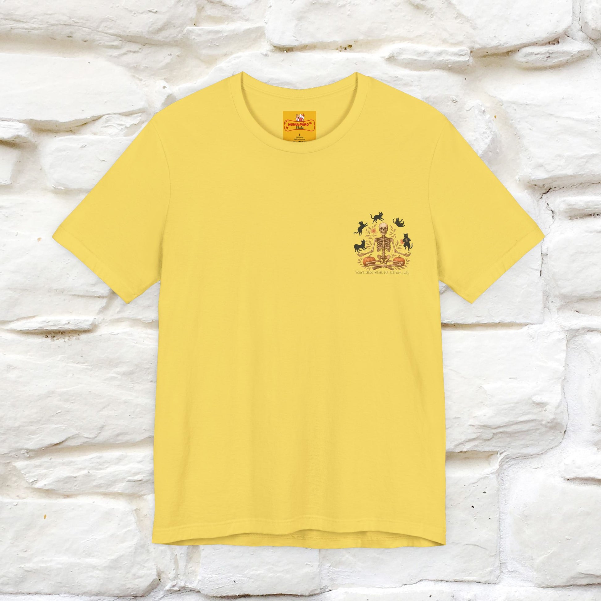 "You're Dead Inside But Still Love Cats " Halloween Cat T-shirt |Nunu&Miao Studio - Nunu&Miao Studio