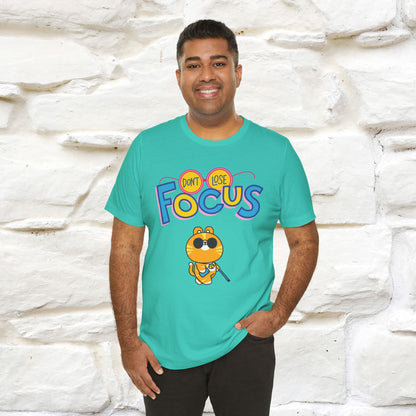 ''Don’t Lose Focus'' Cat T-Shirt | Nunu&Miao Studio - Nunu&Miao Studio
