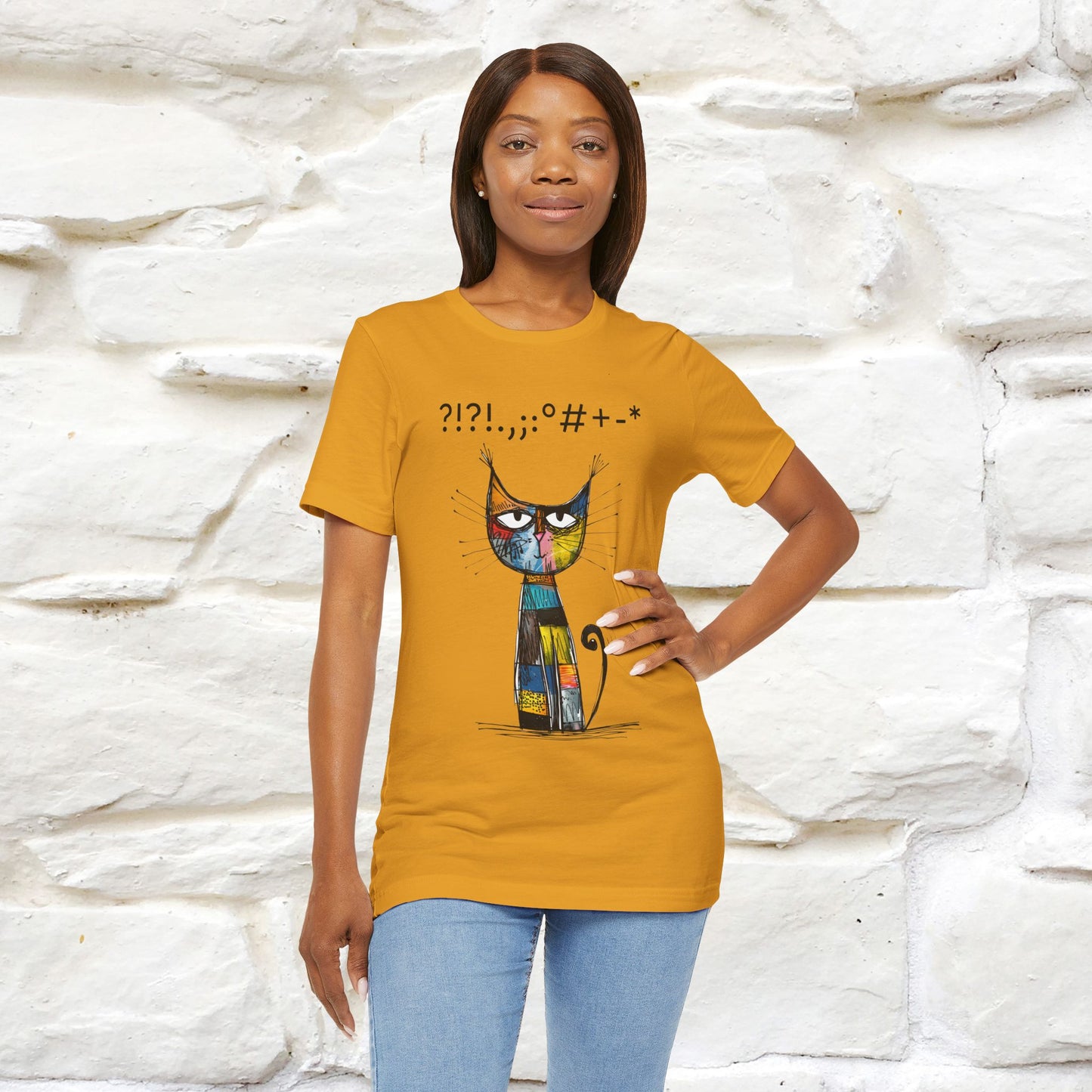 "Enigma" Cat T-shirt |Nunu&Miao Studio - Nunu&Miao Studio
