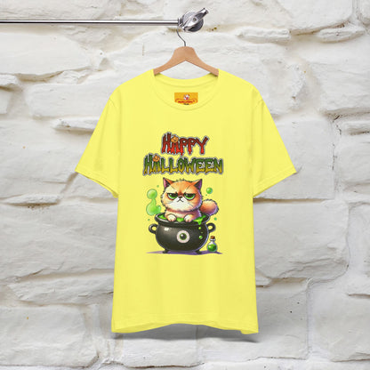 "Angry Cat Happy Halloween" Cat  T-shirt |Nunu&Miao Studio - Nunu&Miao Studio