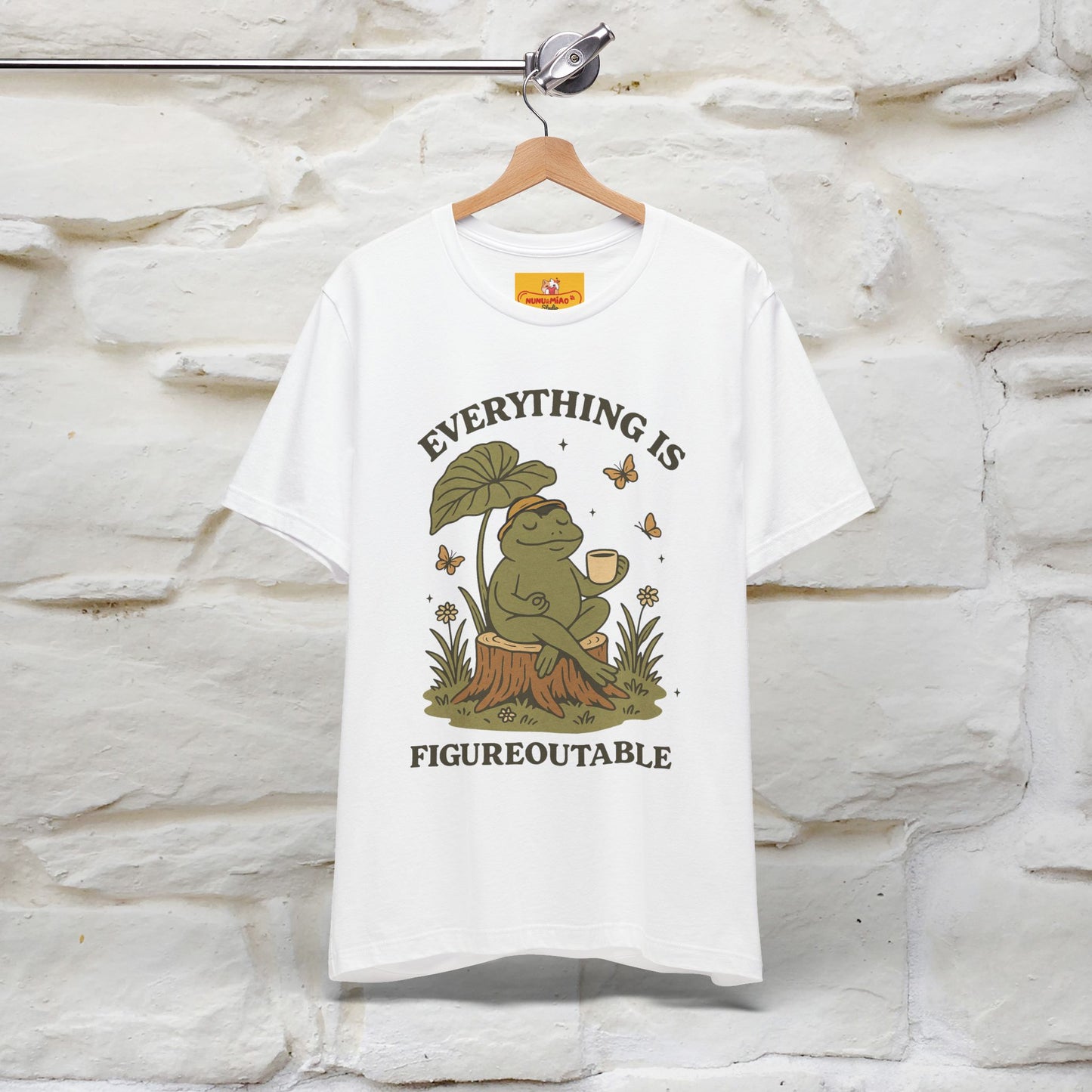 "Everything Is Fugureoutable"| Lifestyle Shirt |Nunu&Miao Studio - Nunu&Miao Studio
