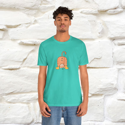 "Sometimes You Need to Look at Life from a Different Perspective" Cat T-Shirt | Front & Back Design | Nunu&Miao Studio - Nunu&Miao Studio