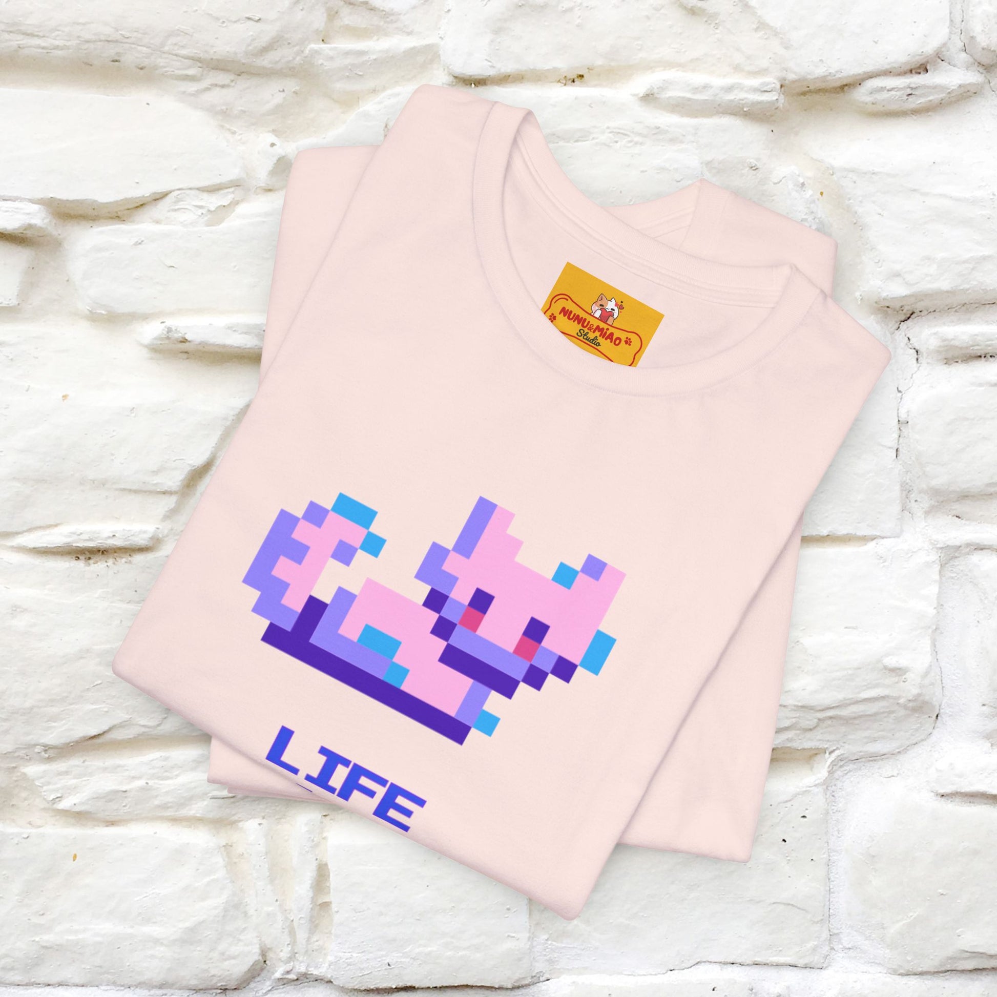 "Life Is A Game, I Am Just Here Fo The Cheat Code"  Cat T-Shirt | Nunu&Miao Studio - Nunu&Miao Studio