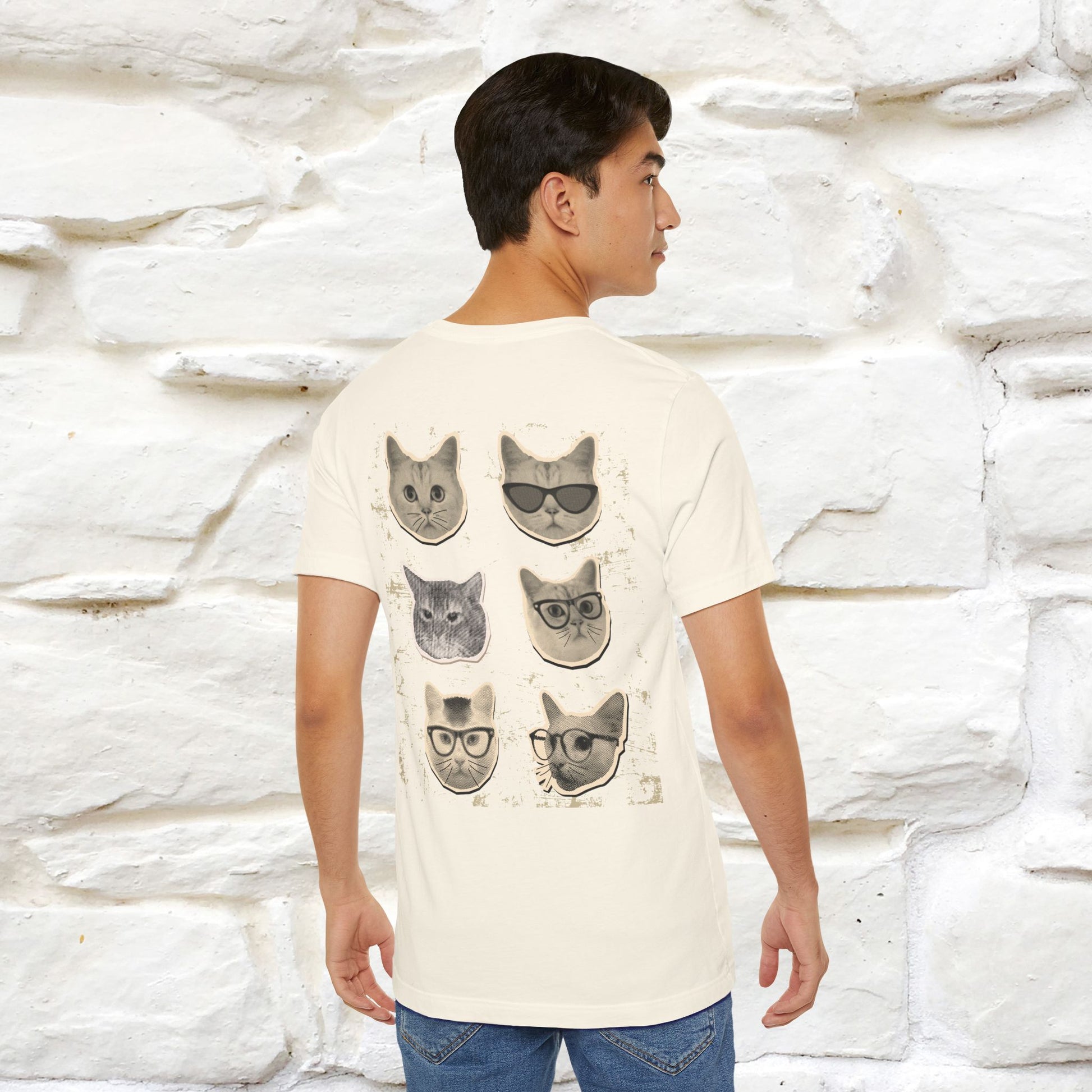 ''Vintage Cat''  Cat T-Shirt | Nunu&Miao Studio - Nunu&Miao Studio