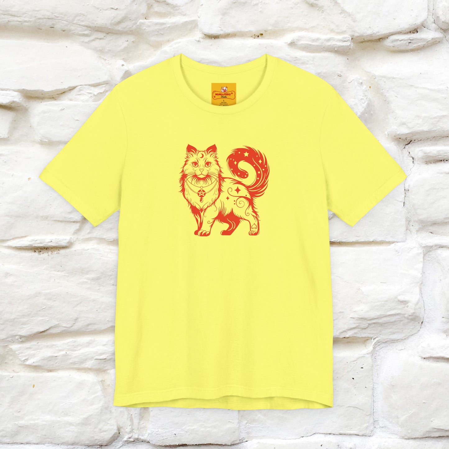 "The Third Eye'' Cat T-Shirt Front and Back Design | Nunu&Miao Studio - Nunu&Miao Studio