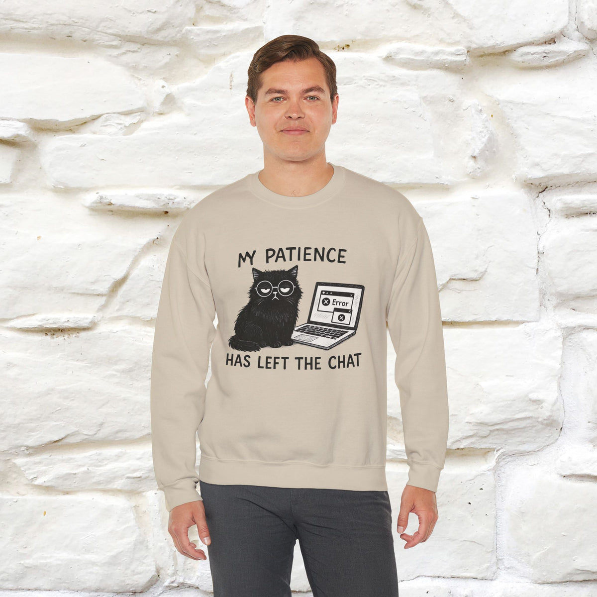 ''My Patience Has Left ...'' | Cute Cat Sweatshirt | Nunu&Miao Studio