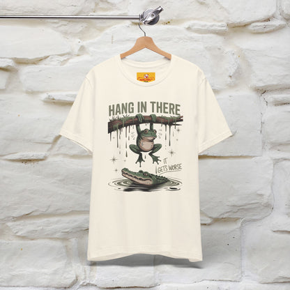 "Hang In There" Funny T-shirt |Nunu&Miao Studio - Nunu&Miao Studio