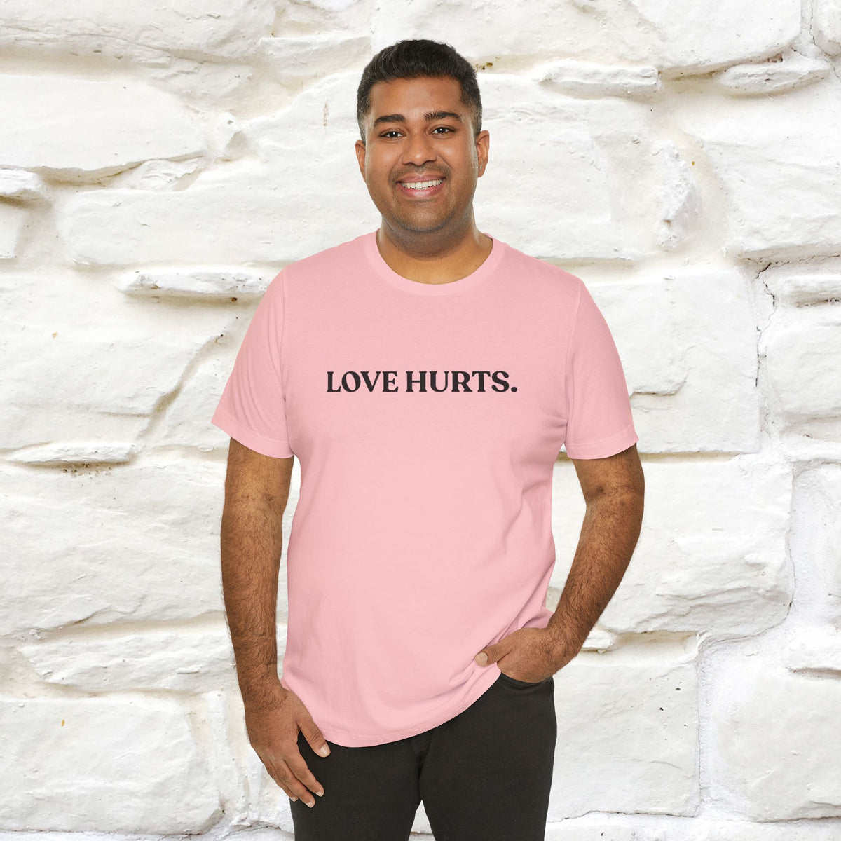 “Love Hurts"  Funny Cat T-Shirt | Front & Back Design | Nunu&Miao Studio