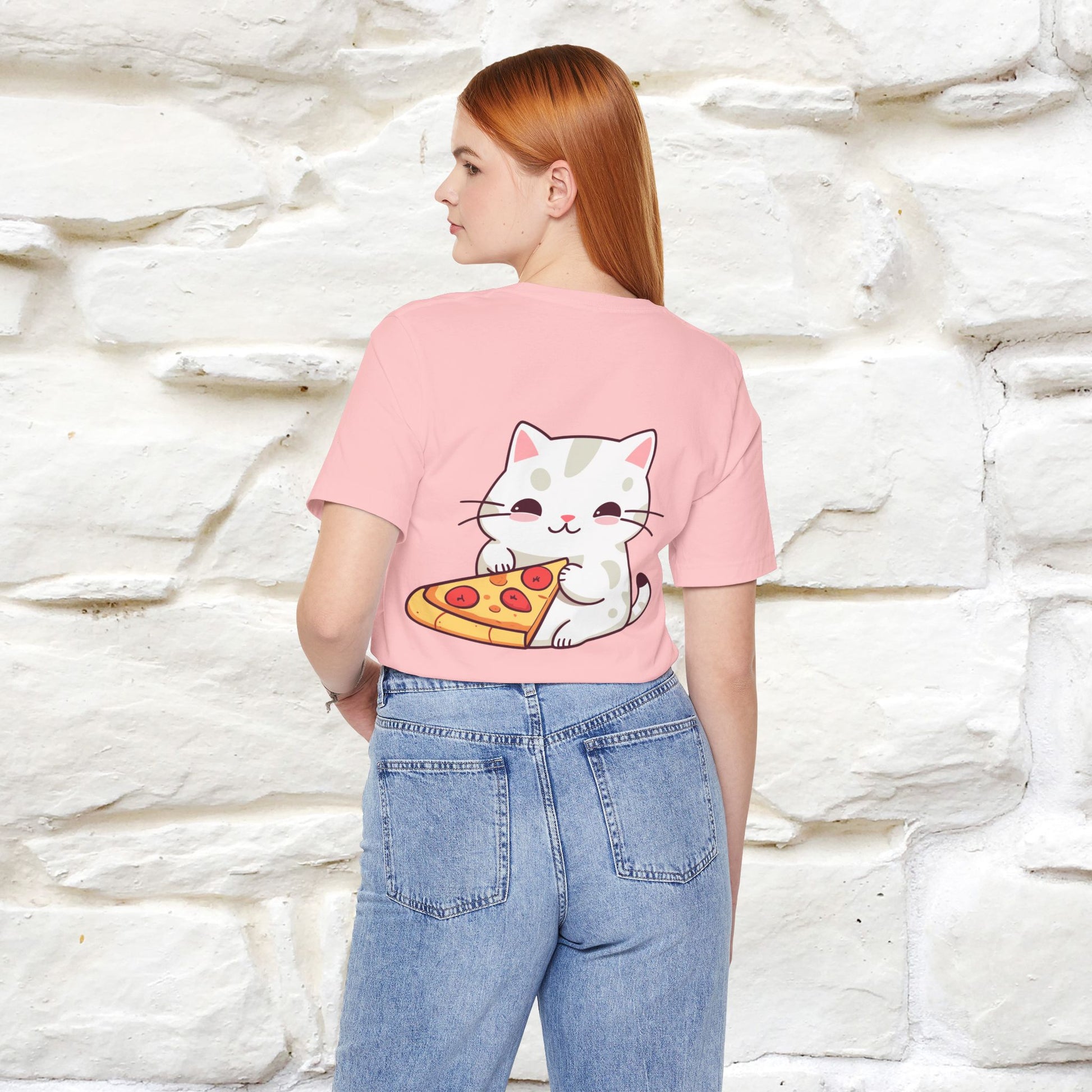 "I Love Pizza"| Cat T-shirt | Nunu&Miao Studio - Nunu&Miao Studio