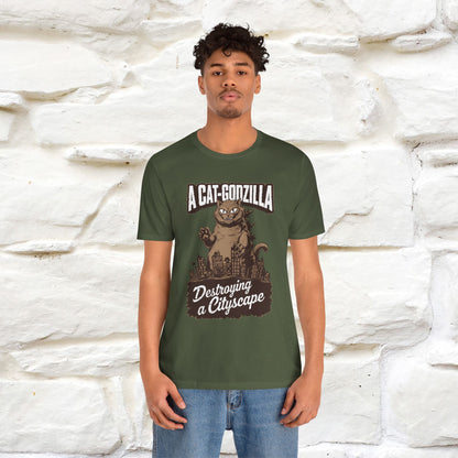 ''A Cat-Godzilla ''| CatT-Shirt | Nunu&Miao Studio - Nunu&Miao Studio