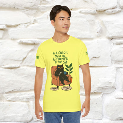 "All Guest Must Be Approved By The Cat - NO,MAYBE" Cat T-shirt |Nunu&Miao Studio