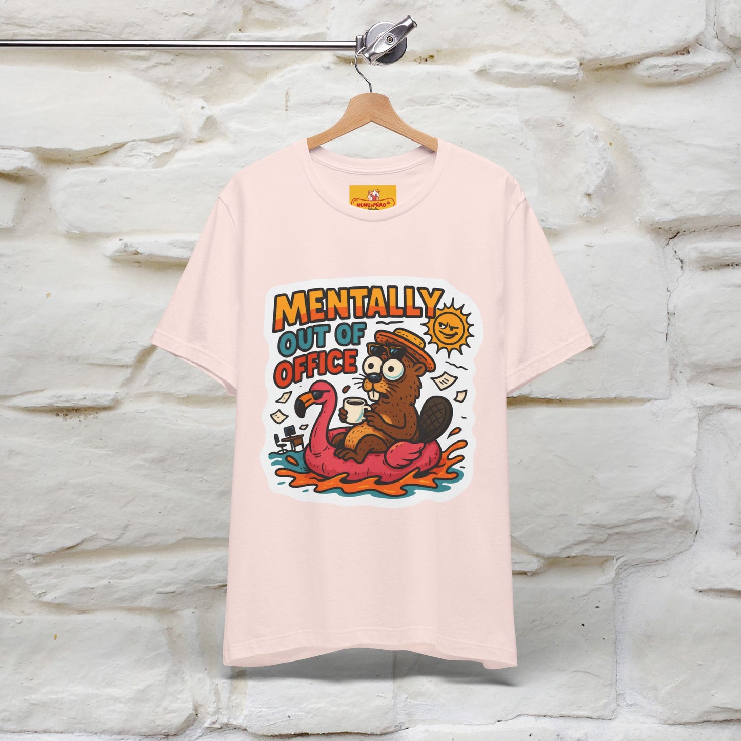 ''Mentally Out Of Office''|  Sarcastic Cat T-Shirt | Nunu&Miao Studio