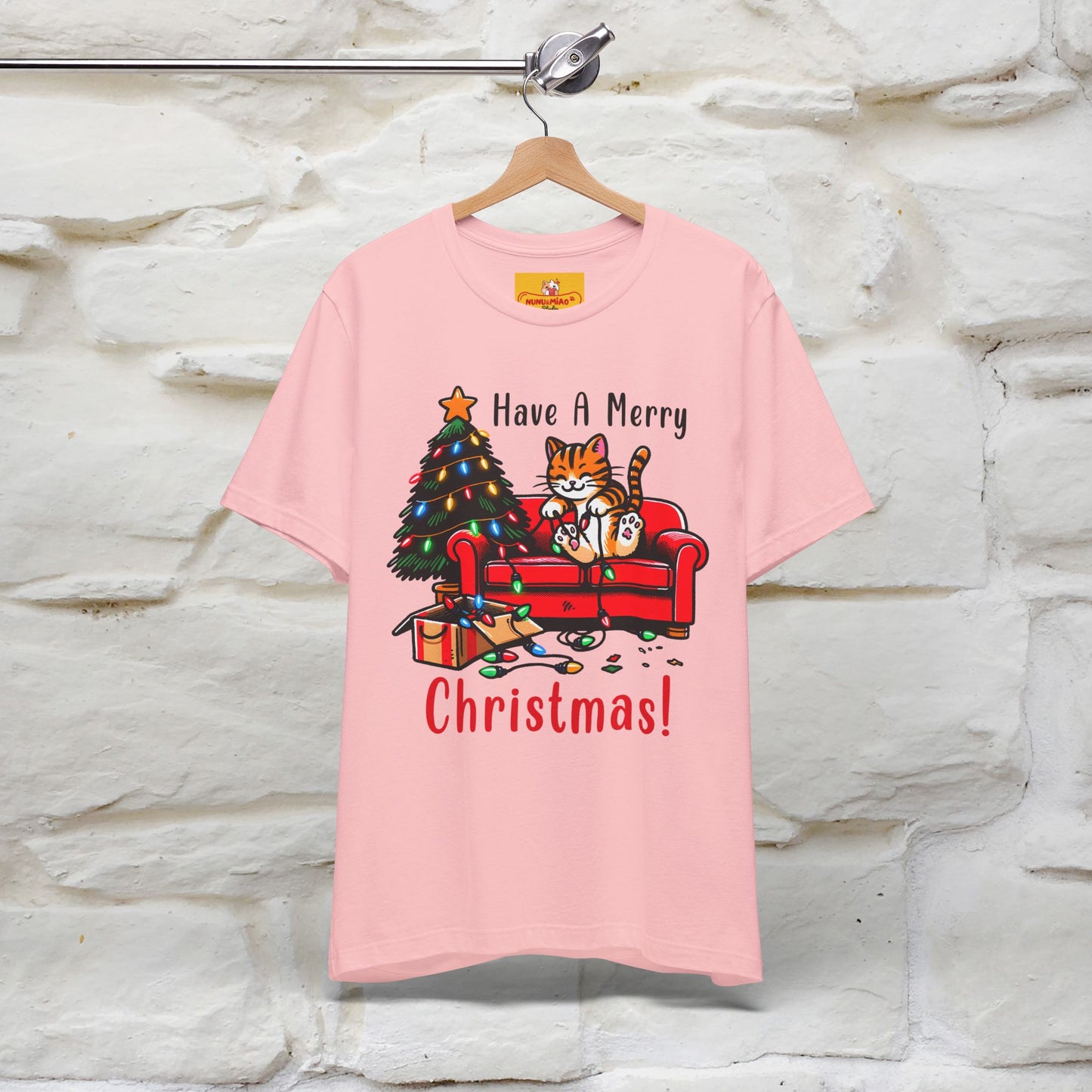 "Have A Merry..." |Funny Cat  T-Shirt | Nunu&Miao Studio