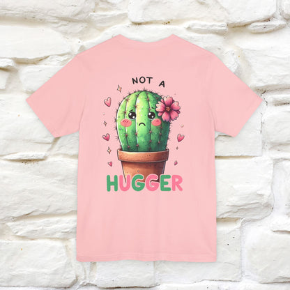"Not A Hugger" |Funny T-Shirt | Front & Back Design|Nunu&Miao Studio - Nunu&Miao Studio