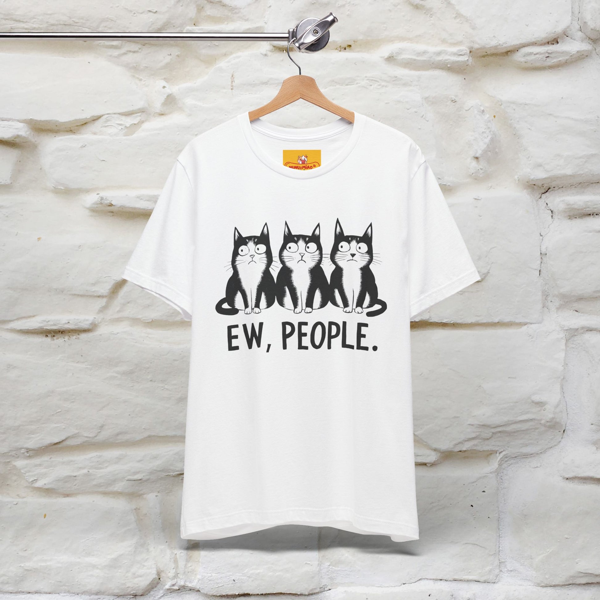 Ew, People | Funny Cat T-Shirt | Nunu&Miao Studio - Nunu&Miao Studio