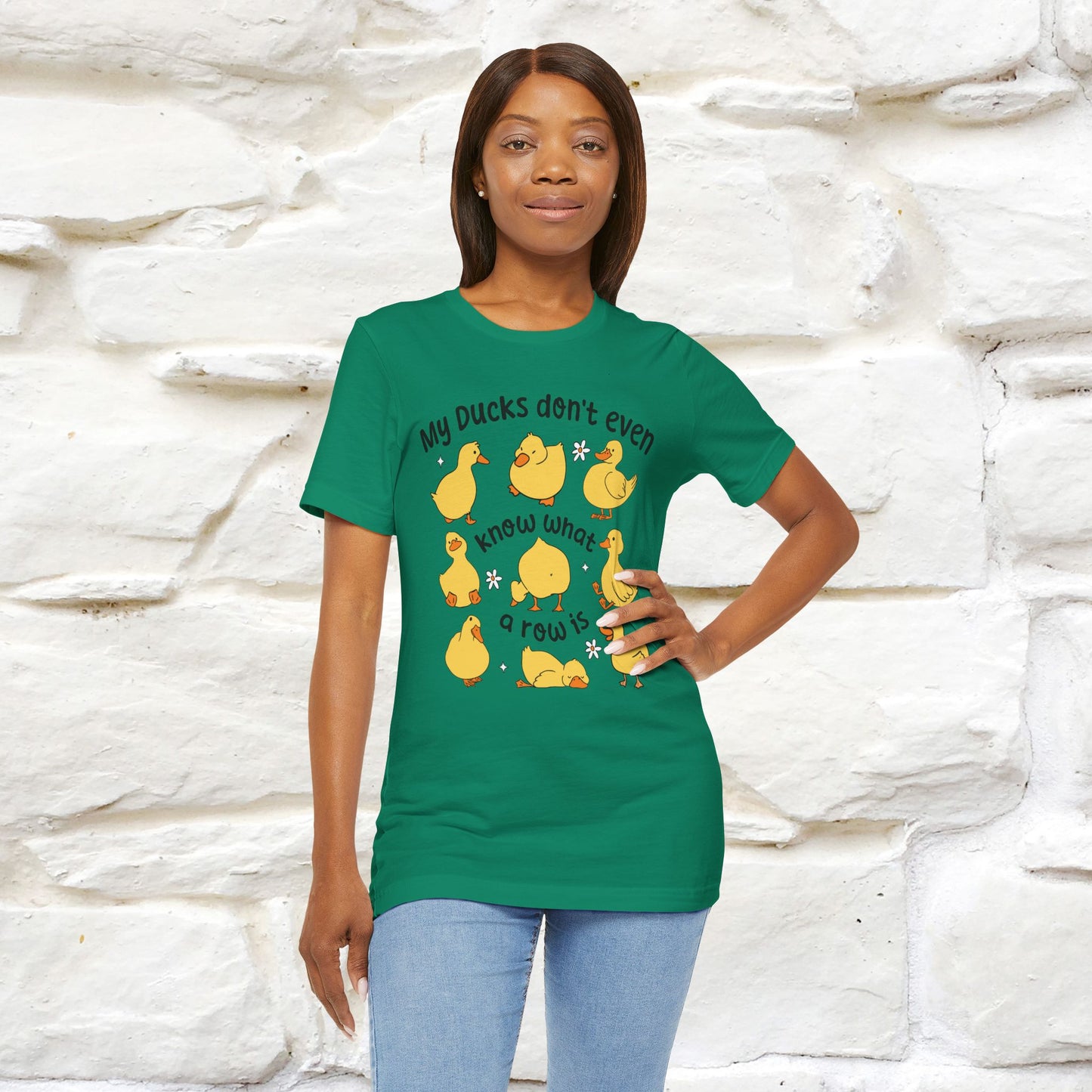 "My Duck Don't Even Know What A Row Is" Funny T-shirt |Nunu&Miao Studio - Nunu&Miao Studio
