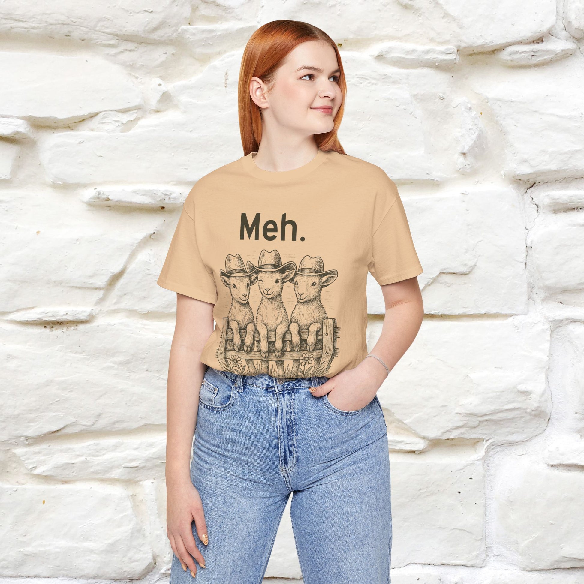 "Meh" Cute T-shirt |Nunu&Miao Studio - Nunu&Miao Studio