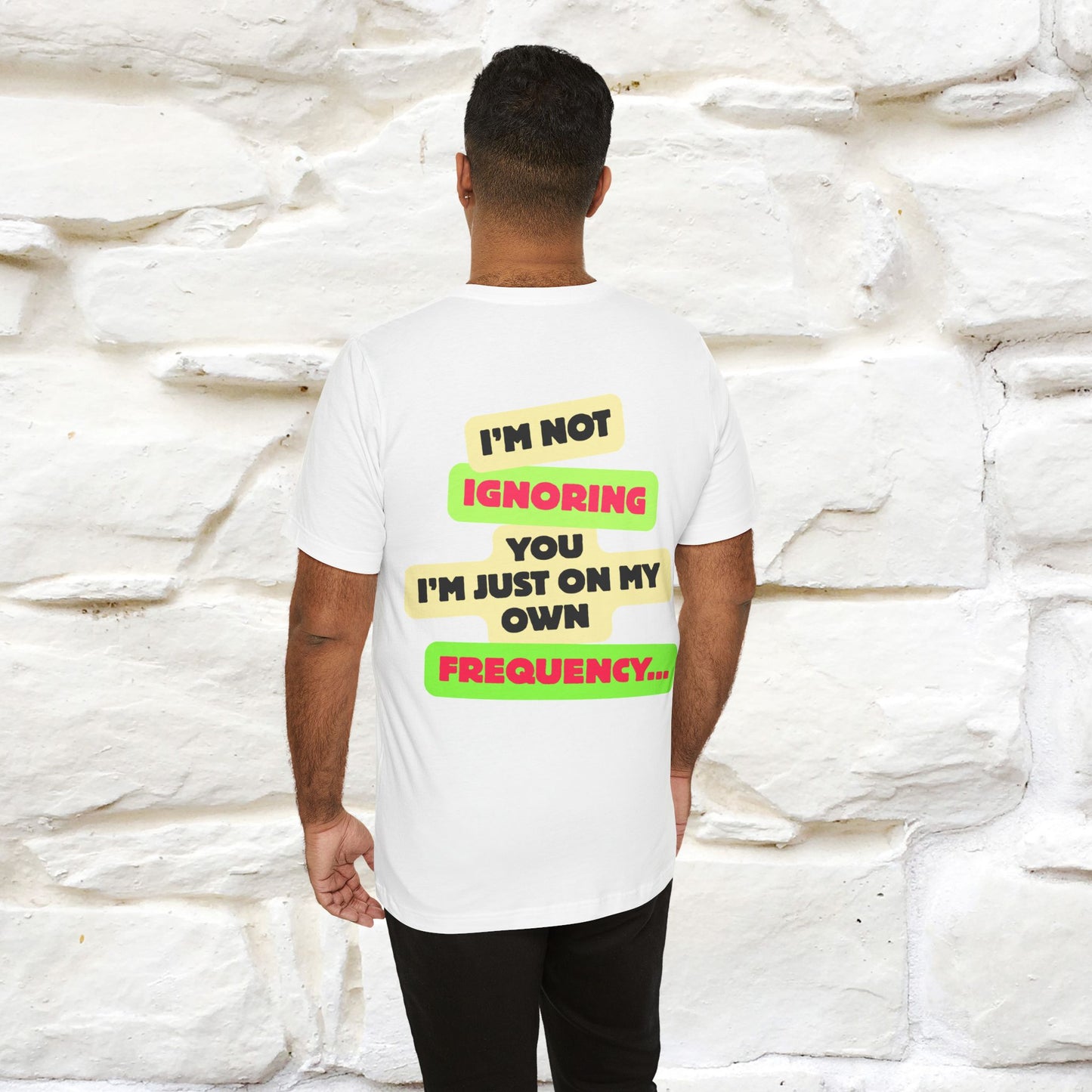"I'm Not Ignoring You. I'm Just  .. " Cat T-Shirt | Front & Back Design | Nunu&Miao Studio - Nunu&Miao Studio