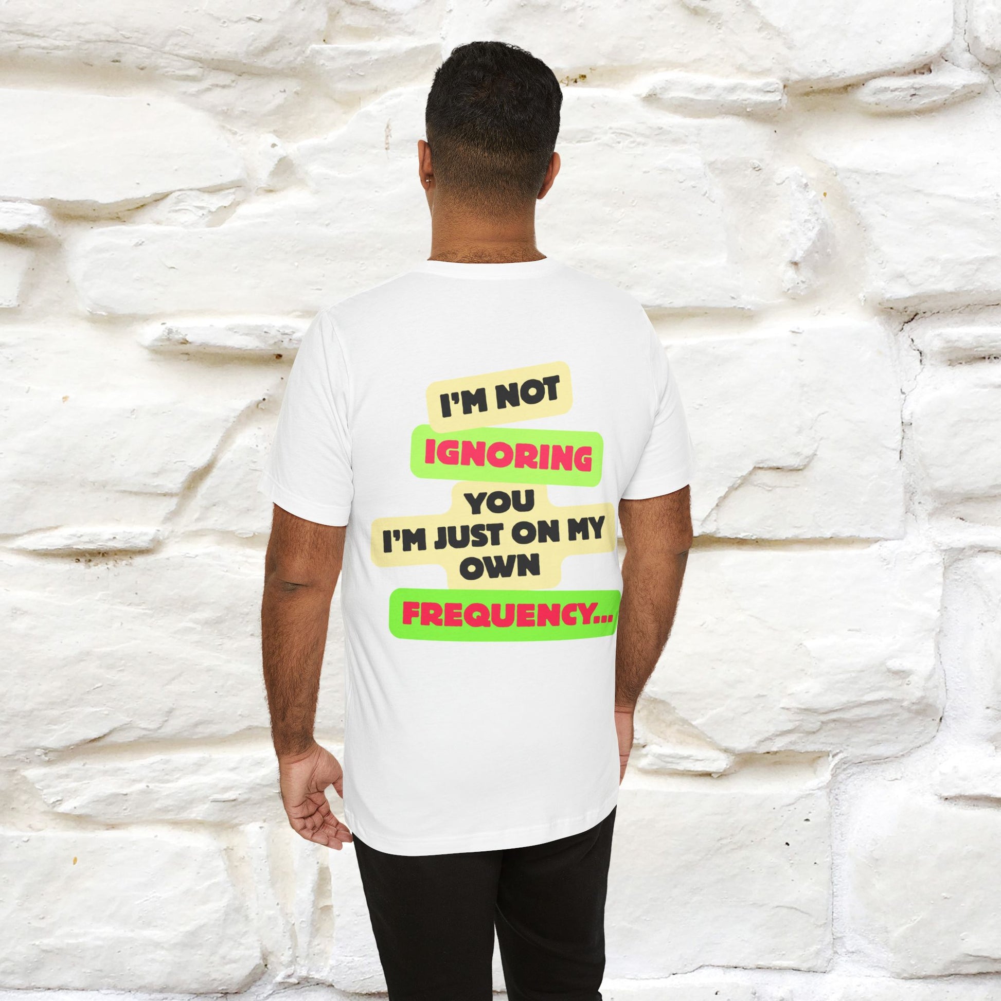 "I'm Not Ignoring You. I'm Just  .. " Cat T-Shirt | Front & Back Design | Nunu&Miao Studio - Nunu&Miao Studio