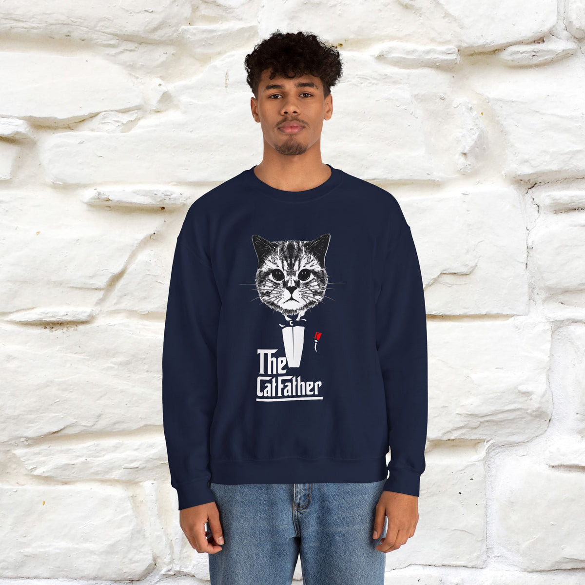 "The Catfather'' |Cat Sweatshirt | Nunu&Miao Studio