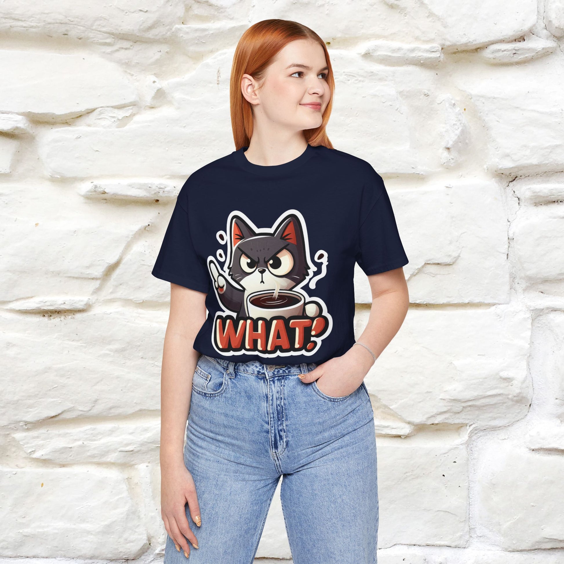 ''What !'' | Cat T-Shirt  | Nunu&Miao Studio - Nunu&Miao Studio