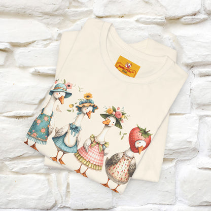 "Just A Silly Goose" Cute T-shirt |Nunu&Miao Studio - Nunu&Miao Studio