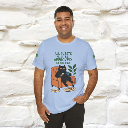 "All Guest Must Be Approved By The Cat - NO,MAYBE" Cat T-shirt |Nunu&Miao Studio - Nunu&Miao Studio