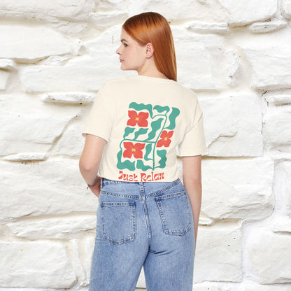 "Just Relax'' Cat T-Shirt Front and Back Design | Nunu&Miao Studio - Nunu&Miao Studio