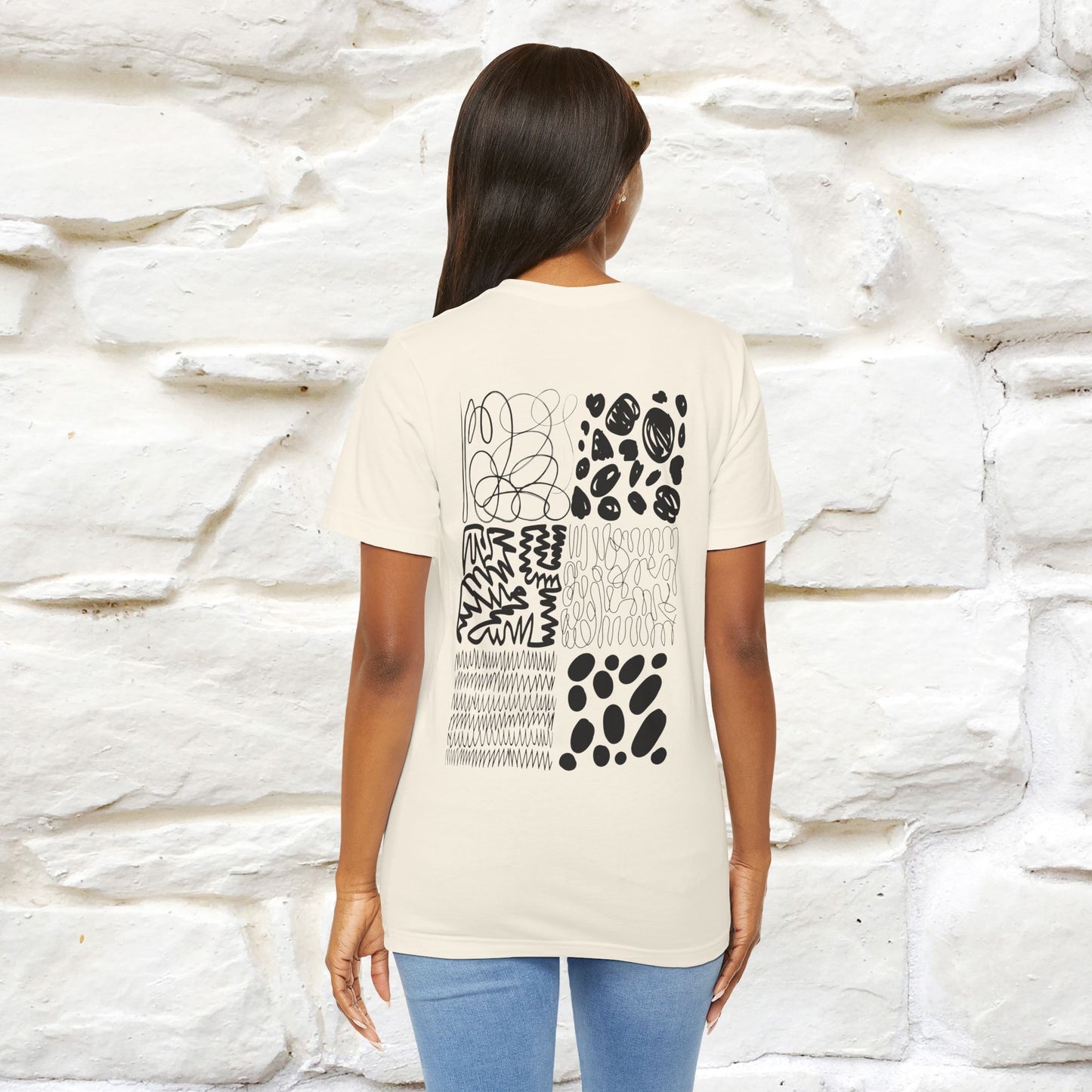 "Caos'' Cat T-Shirt Front and Back Design | Nunu&Miao Studio - Nunu&Miao Studio