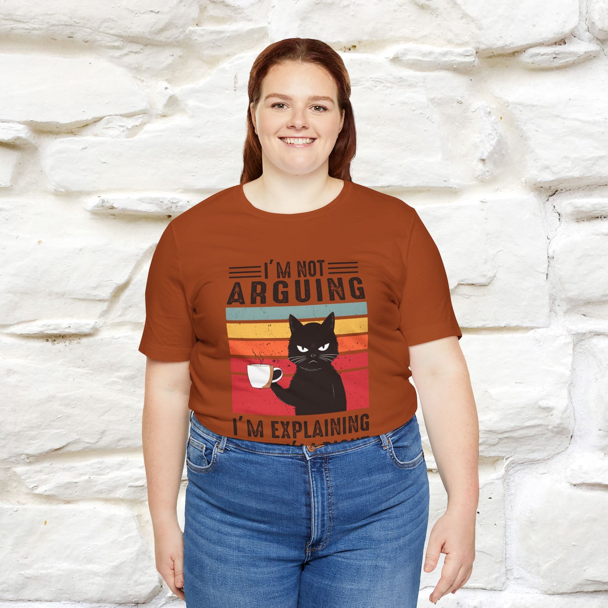 I’m Not Arguing, I’m Explaining Why I’m Right Cat T-Shirt  Nunu&Miao Studio - Nunu&Miao Studio