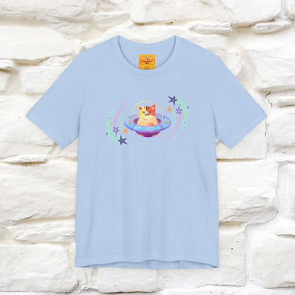 "Stay Positive'' Cat T-Shirt | Front & Back Design | Nunu&Miao Studio - Nunu&Miao Studio