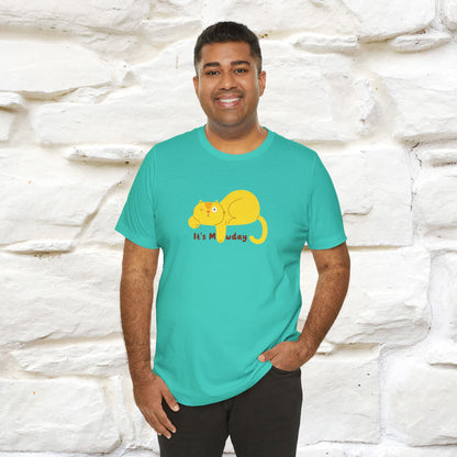 "It's Meawday" Cat T-shirt | Front & Back Design | Nunu&Miao Studio - Nunu&Miao Studio