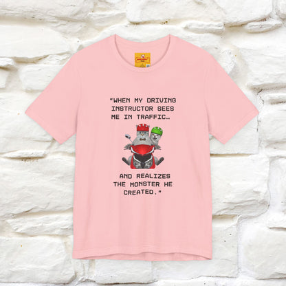 ““When my driving … ” | Funy Cat T-Shirt | Nunu&Miao Studio