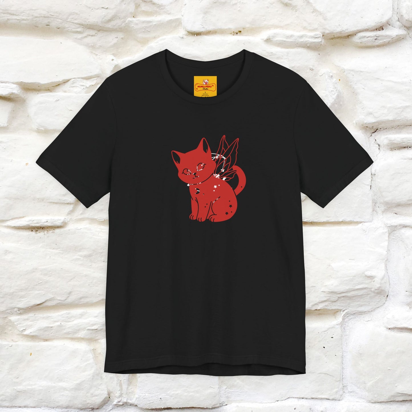 "Espoir Speranza Hope'' Cat T-Shirt Front and Back Design | Nunu&Miao Studio - Nunu&Miao Studio