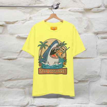 "Stay Positive" Funny T-shirt |Nunu&Miao Studio - Nunu&Miao Studio