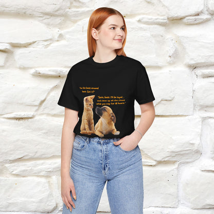 ''I am The Boss Here'' Funny Cat T-shirt for Men and Women  100% Cotton* - Nunu&Miao Studio